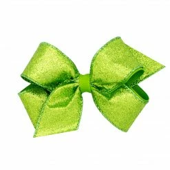 Wee Ones Gifts & Accessories Party Glitter Overlay Bow - Medium 20 Wee Ones Gifts & Accessories Party Glitter Overlay Bow - Medium