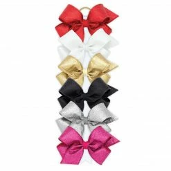 Wee Ones Gifts & Accessories Party Glitter Overlay Bow - Medium