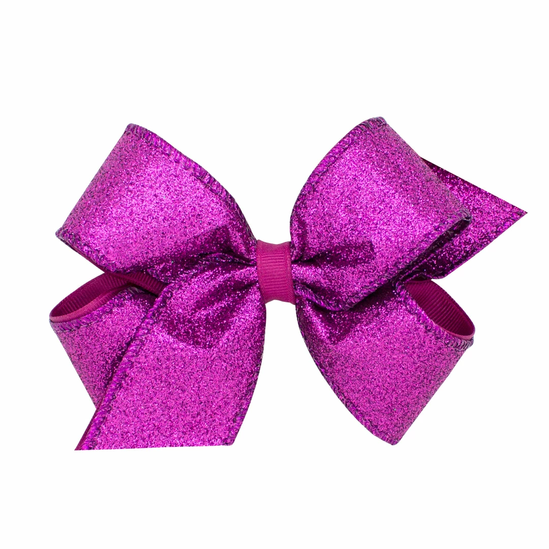 Wee Ones Gifts & Accessories Party Glitter Overlay Bow - Medium 10 Wee Ones Gifts & Accessories Party Glitter Overlay Bow - Medium