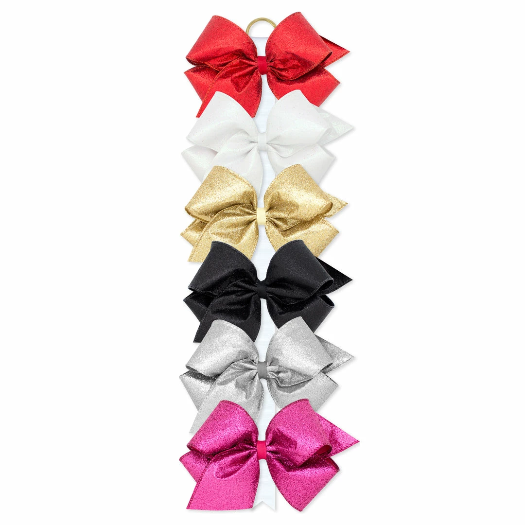 Wee Ones Party Glitter Overlay Bow X-Large Gifts & Accessories 3 Wee Ones Party Glitter Overlay Bow X-Large Gifts & Accessories