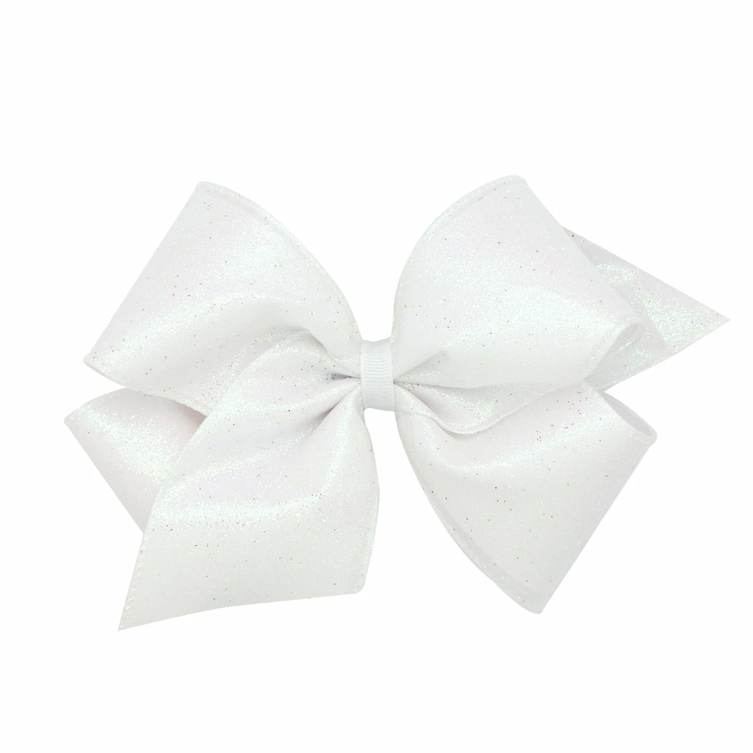 Wee Ones Gifts & Accessories Party Glitter Overlay Bow - Medium 14 Wee Ones Gifts & Accessories Party Glitter Overlay Bow - Medium