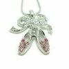 American Dance Supply Necklace Double Pointe Shoe