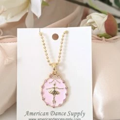 American Dance Supply Necklace Oval Cameo