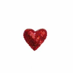 Glitz Sequin Heart Applique Small