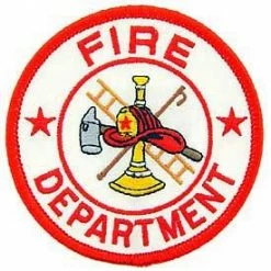 Eagle Emblems Fire Department Patch First Responders, Police & Fire