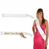 Beistle Blank Sash Clothing Accessories
