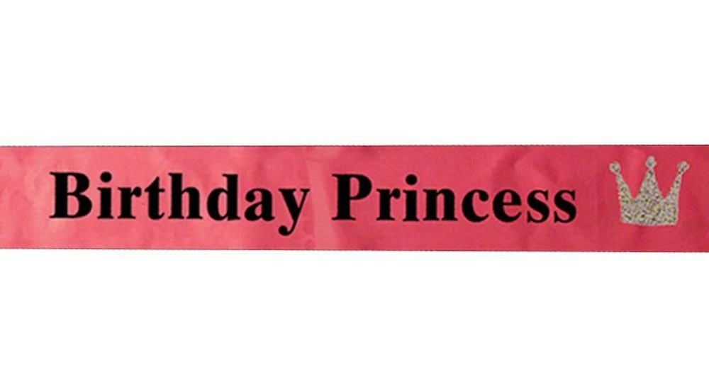 Elope Clothing Accessories Birthday Princess Sash 3 Elope Clothing Accessories Birthday Princess Sash