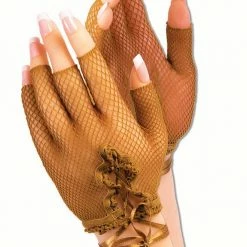 Forum Accessories Historical Steampunk Fingerless Fishnet Gloves