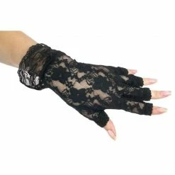 Fun World Costumes Themes Fingerless Lace Gloves
