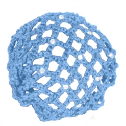 CJ Merchandise Gifts & Accessories Crocheted Bun Cover With Rhinestones