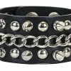 Perfectly Punk Themes Leather Chain Bracelet