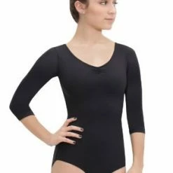 Leotard 3/4 Sleeve Pinch By Eurotard (Adult) Dance Boutique