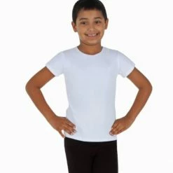 A Chorus Line Dance Boutique Shirt Short Sleeve Crew Neck Eurotard (Child)
