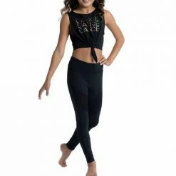 Danznmotion Dance Boutique DANCE Knot Tie T-Shirt (Child)