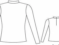 Motionwear Long Sleeve Fitted Turtleneck Shirt (Adult) Dance Boutique