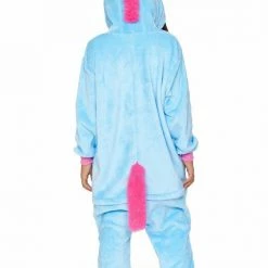 Be Wicked Girls Cozy Unicorn Onesie (Blue)