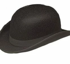 JH Company Black Bowler Hat Accessories