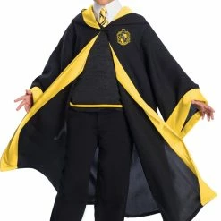Charades Boys Hufflepuff Robe Deluxe (Child)