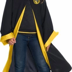 Charades Boys Hufflepuff Robe Deluxe (Child)