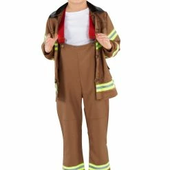 Dress Up Kids Boys Firefighter Costume (Child)