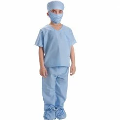 Dress Up Kids Boys Scrubs Blue (Child)