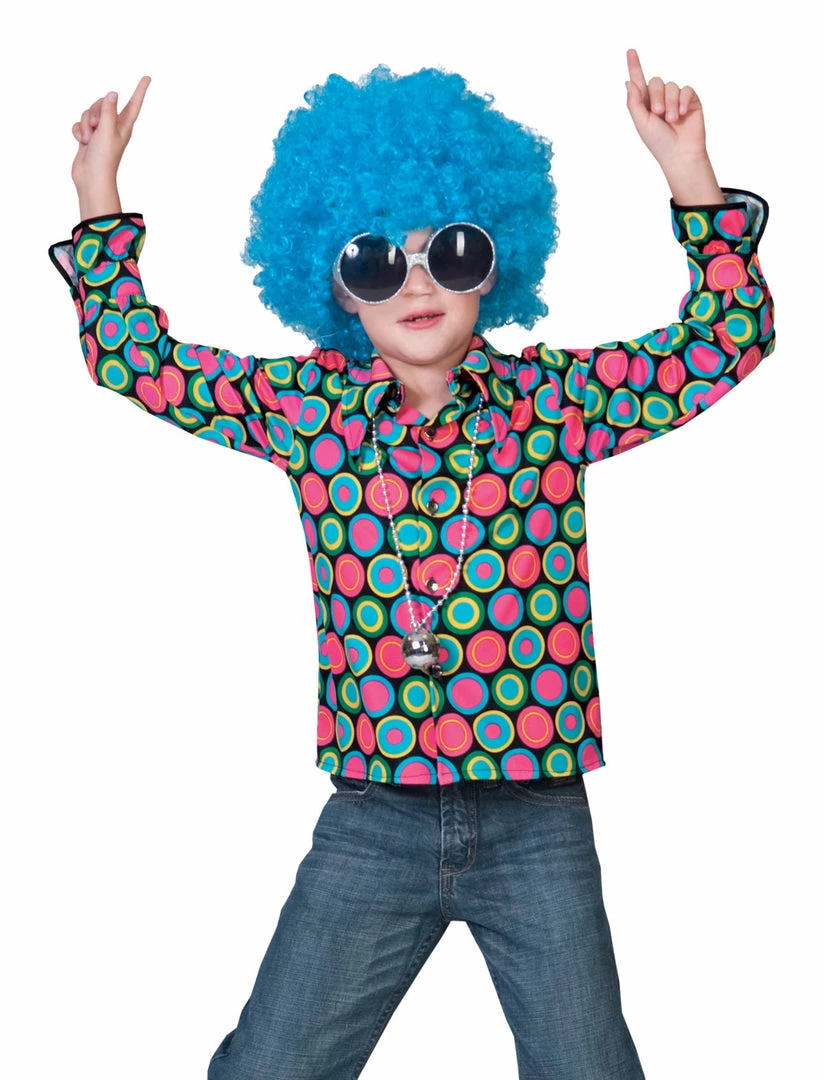 Funny Fashion Boys Disco Dot Swirl Shirt (Child) 4 Funny Fashion Boys Disco Dot Swirl Shirt (Child)