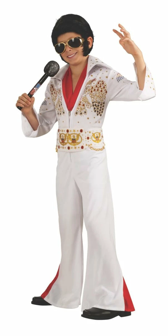 Rubies Themes Elvis Jumpsuit Deluxe (Child) 3 Rubies Themes Elvis Jumpsuit Deluxe (Child)
