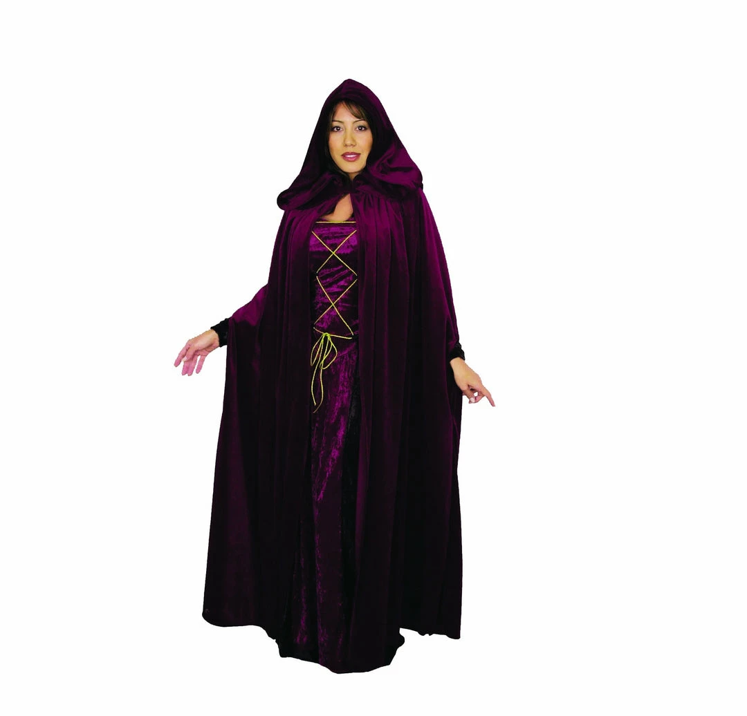 Charades Dark Lair Deluxe Velvet Cloak (Adult) 3 Charades Dark Lair Deluxe Velvet Cloak (Adult)