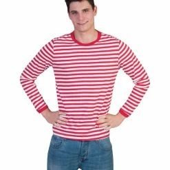 Funny Fashion Costumes Striped Shirt (Adult)