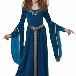 California Costumes Girls Medieval Princess (Child)