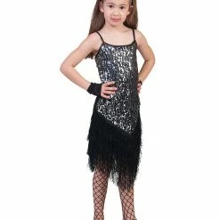 Funny Fashion Fringie Flapper (Child) Girls