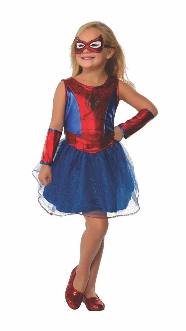 Rubies Spidergirl Tutu Dress (Child) Girls 3 Rubies Spidergirl Tutu Dress (Child) Girls