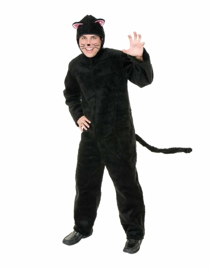Charades Plush Cat Costume (Adult) 3 Charades Plush Cat Costume (Adult)