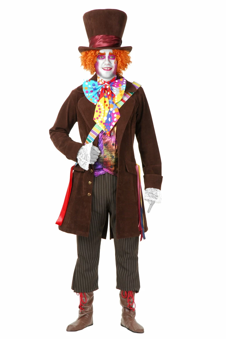 Charades Mad Hatter Super Deluxe Costume (Adult) Costumes 3 Charades Mad Hatter Super Deluxe Costume (Adult) Costumes