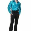 Charades Costumes Crocodile Skin Disco Shirt (Adult) 1 Charades Costumes Crocodile Skin Disco Shirt (Adult)