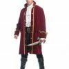 Charades Ruthless Pirate Coat (Adult) Costumes