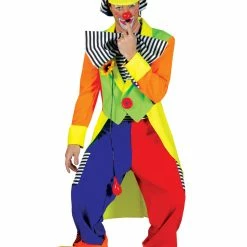 Funny Fashion Costumes Spanky Stripes Clown (Adult)