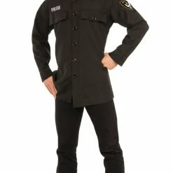 Pizazz Costumes Police Shirt (Adult)