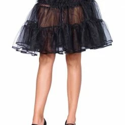 Leg Avenue Shimmer Knee Length Petticoat Costuming Separates