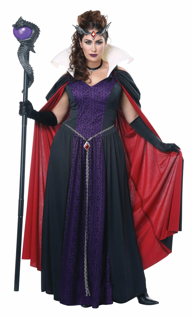 California Costumes Plus Size Women Evil Storybook Queen Plus (Adult) 3 California Costumes Plus Size Women Evil Storybook Queen Plus (Adult)