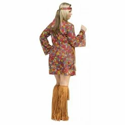 Fun World Costumes Peace & Love HIppie Dress (Plus)