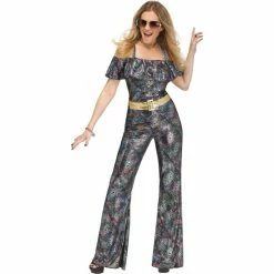 Fun World Costumes Disco Queen Jumpsuit (Adult)
