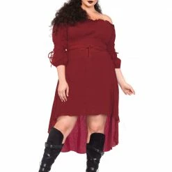 Leg Avenue Plus Size Women Peasant Dress (Plus) 7 Leg Avenue Plus Size Women Peasant Dress (Plus)