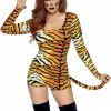 Leg Avenue Untamed Tiger Romper (Adult)