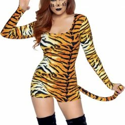 Leg Avenue Untamed Tiger Romper (Adult)