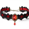 SAM Corporation Lace Choker With Teardrop Stone Chokers