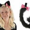 Elope Cute Black Kitty Ear & Tail Set