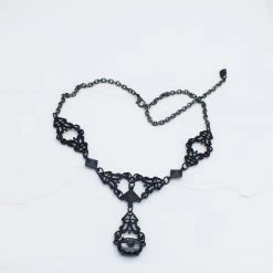 Fizz Jewelry Victorian Metal Choker Charm