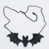 Fizz Jewelry Classic Halloween Bat Metal Choker