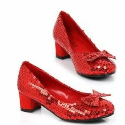 Ellie Shoes Dorothy Sequin Heeled Pump (Child)
